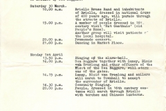 Program of events - 396 anniversary of the liberation of Brielle by Sea Beggars