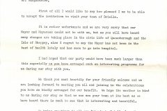 Letter to Brielle from Alderman Harris